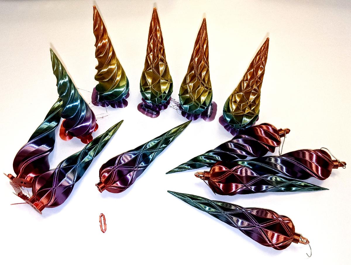 Coisas longas, espinhosas e penduradas para o Natal