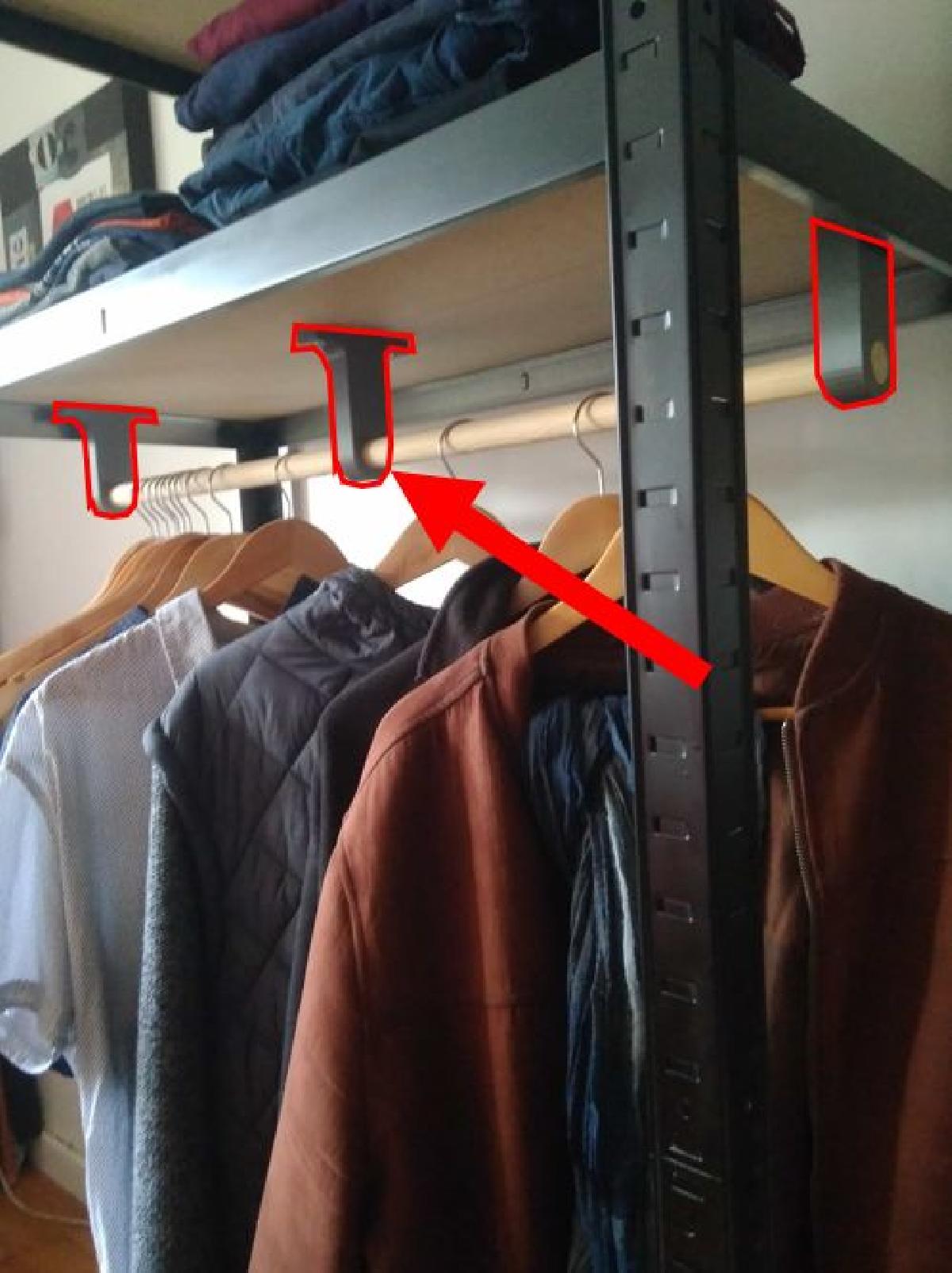 Apoio para vestir / crie seu mobiliario