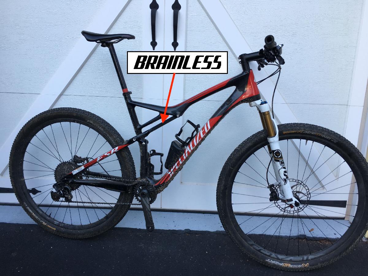 Calco de choque sem cerebro para Specialized Epic