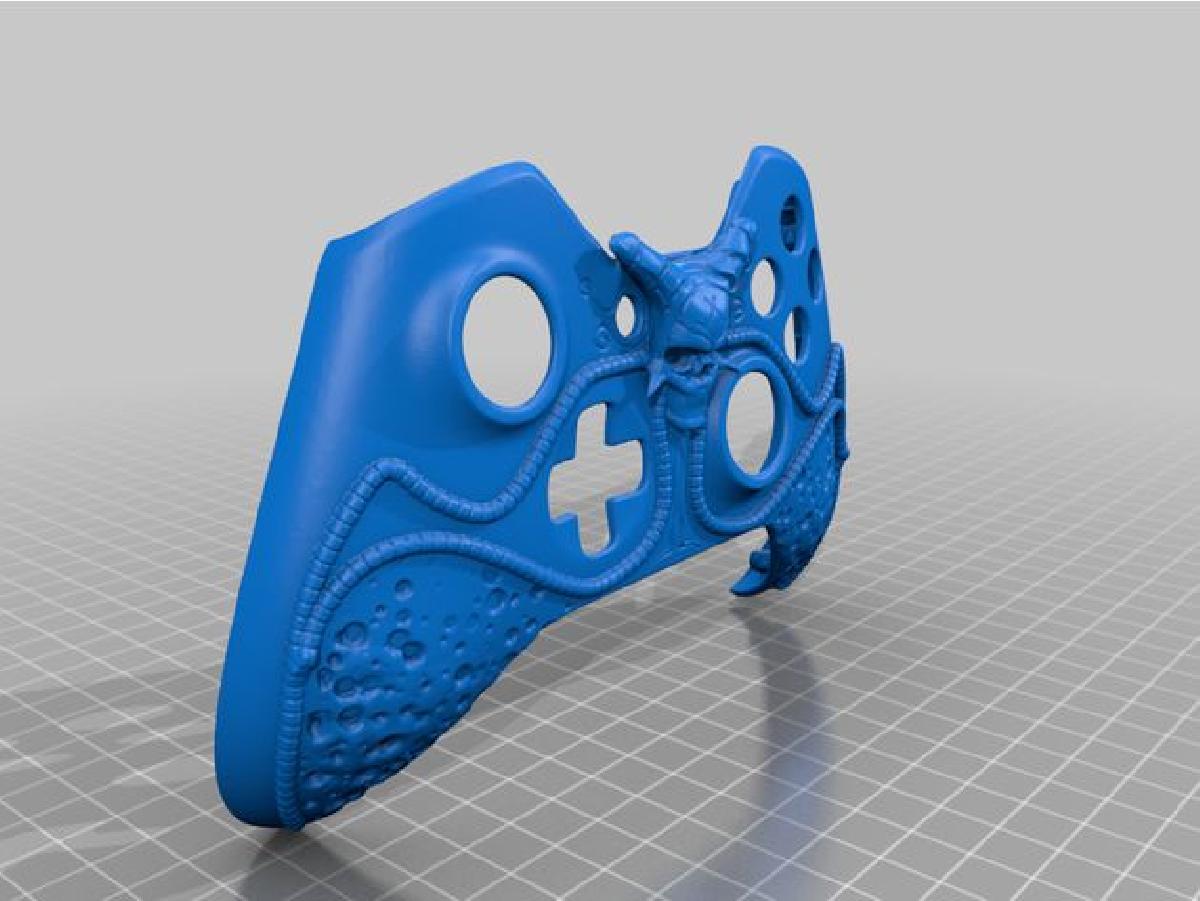 Placa frontal SKULL do Xbox One por Mario Malagrino, remix de 3674006 por MightyMilky