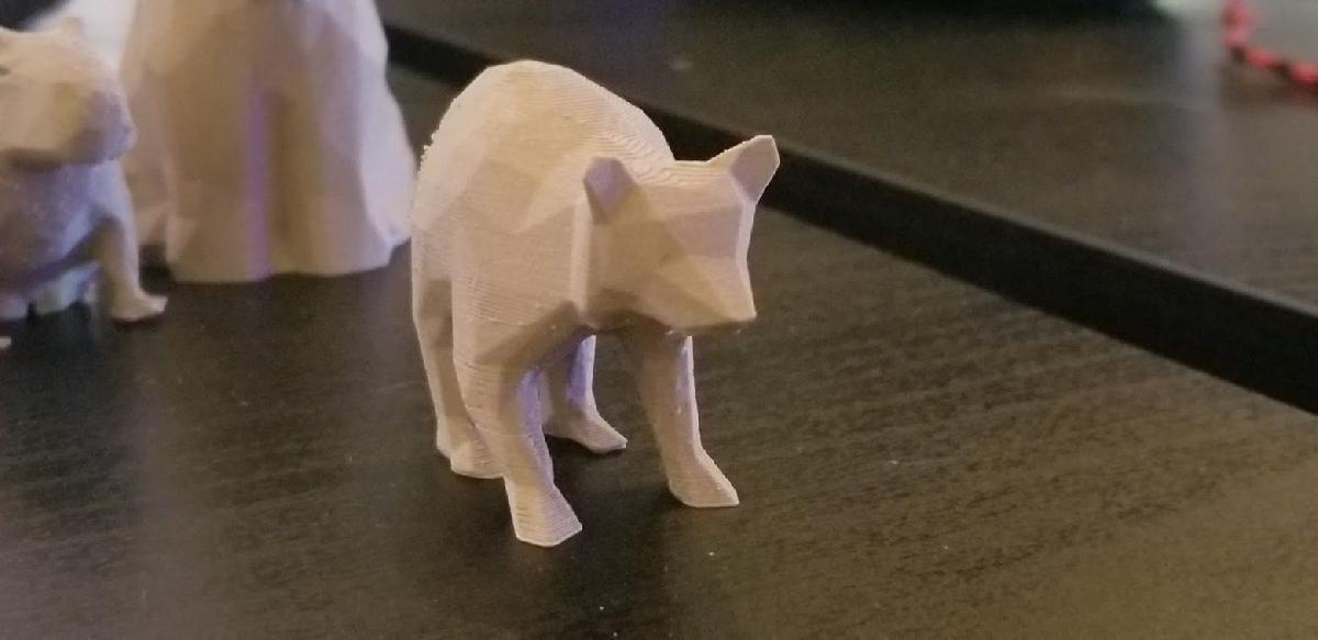 Panda Lixo Rato de Focinho Baixo Poly