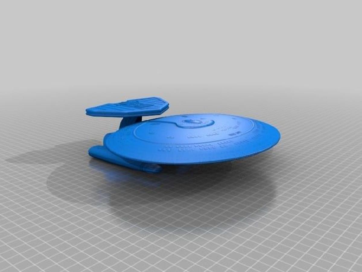Classe Nebula de Star Trek com pod de sensores 1:2000
