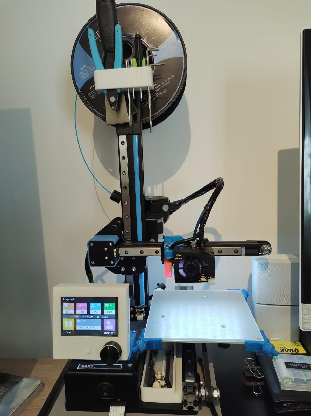 Modificacao da Trilho Linear do Eixo XYZ da Creality Ender 2. MGN12H