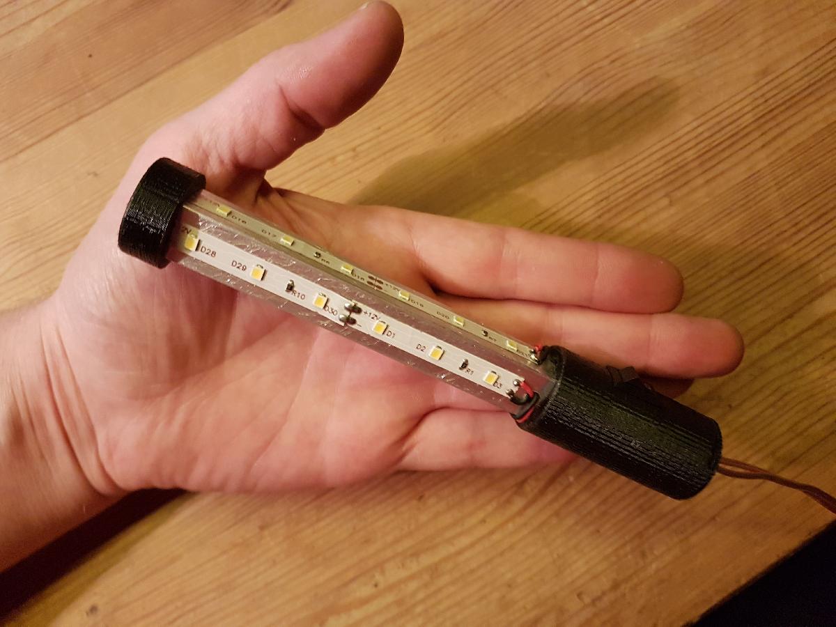 Lanterna de fita LED simples mini 12V 120°  360° (0,45W 3,6W)