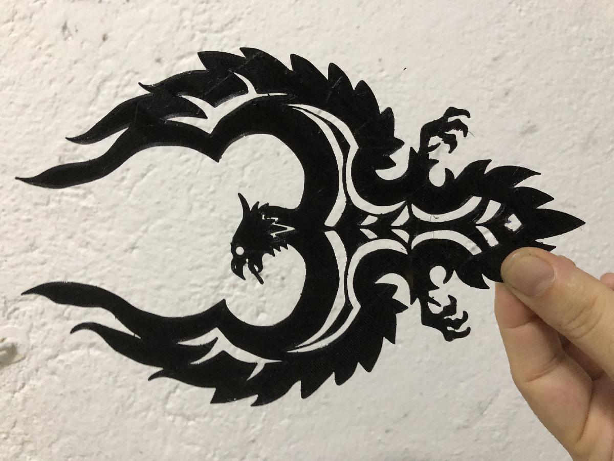 Arte de parede de Fenix / Decoracao