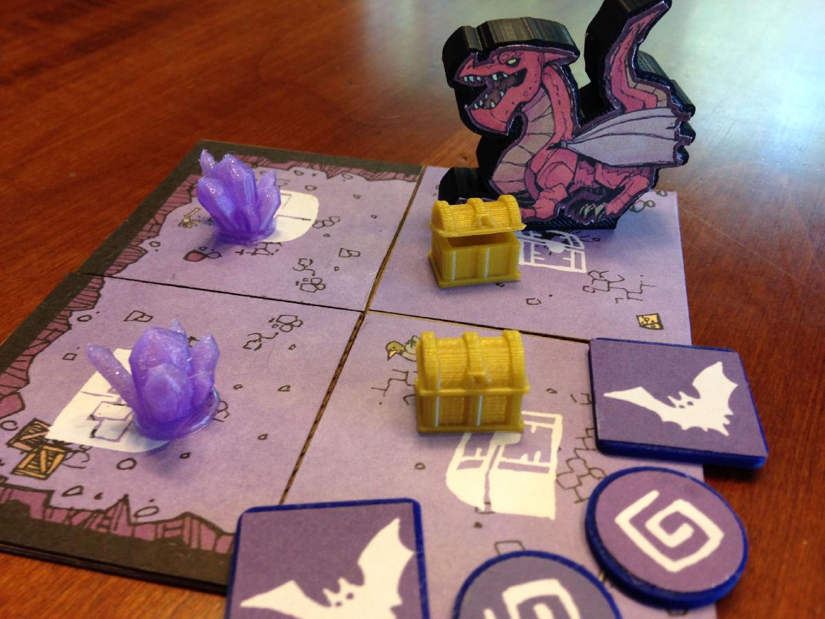 Componentes de Impressao e Jogo do Vast Board Game