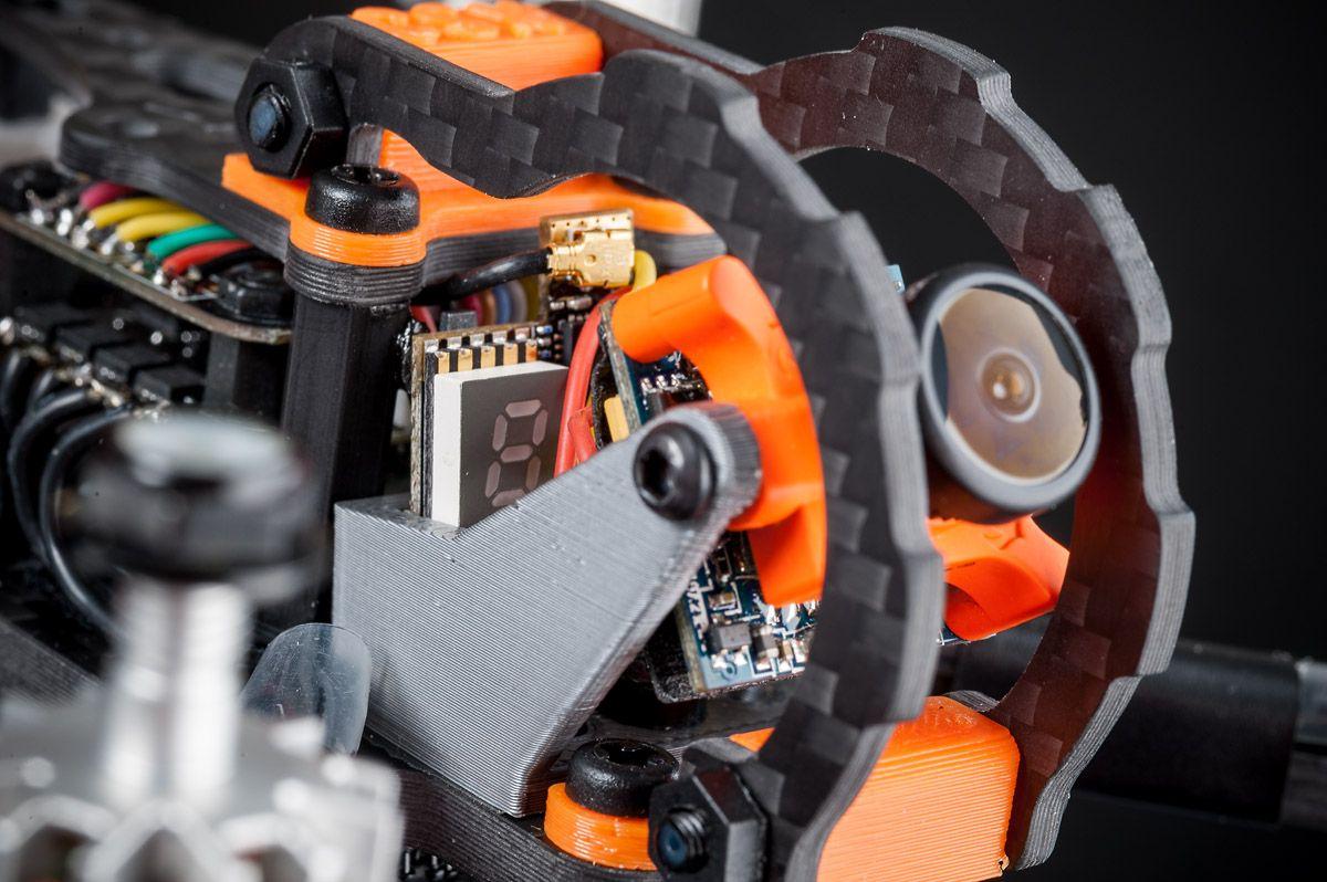 Suporte Runcam Micro Swift + Eachine VTX03 para o quadro TomoQuads CSX