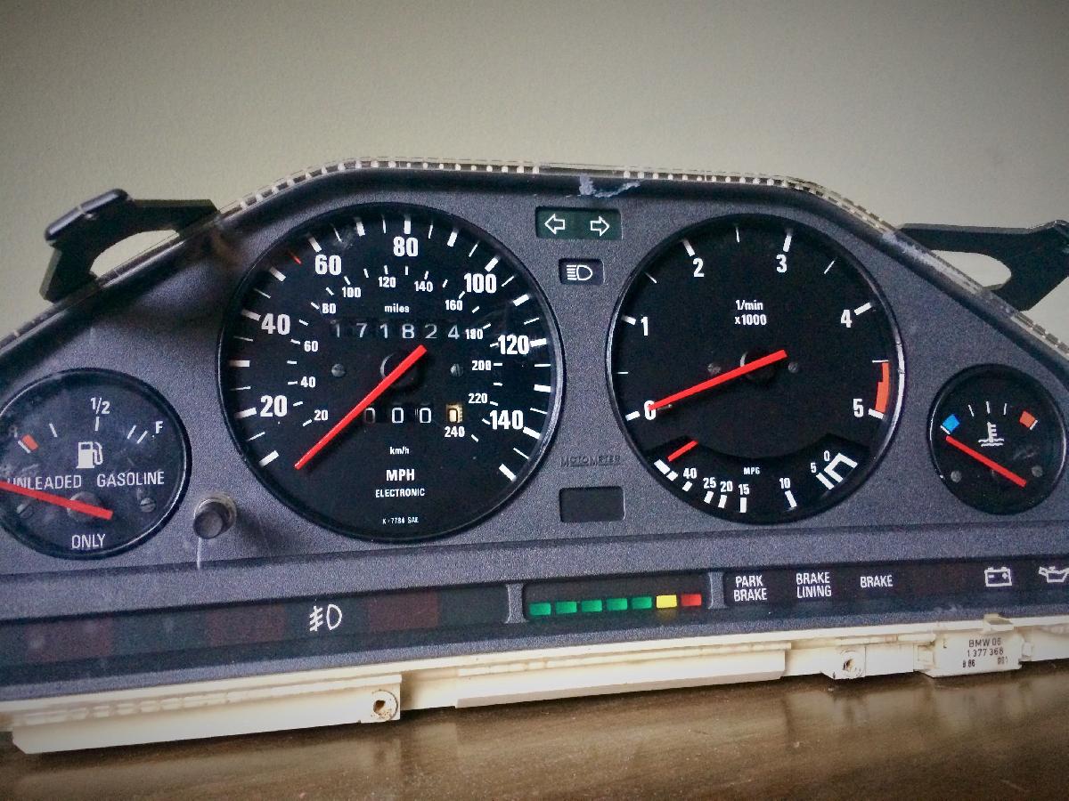 aneis do painel de instrumentos E30