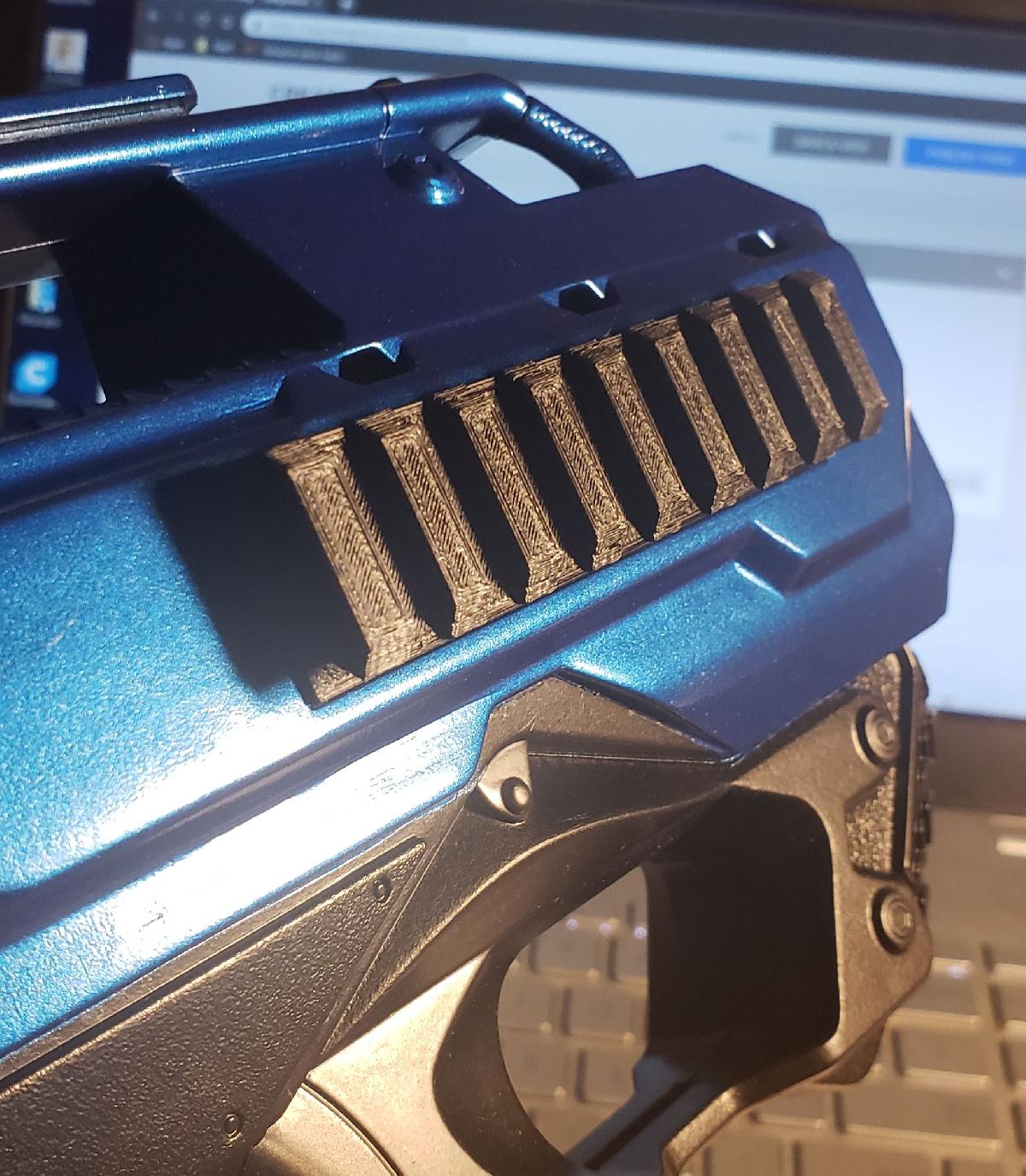 Trilho lateral picatinny Rayven Nerf