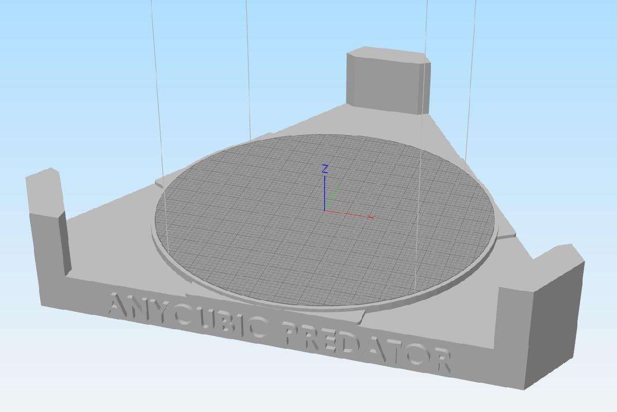 Modelo de impressora Anycubic Predator slicer