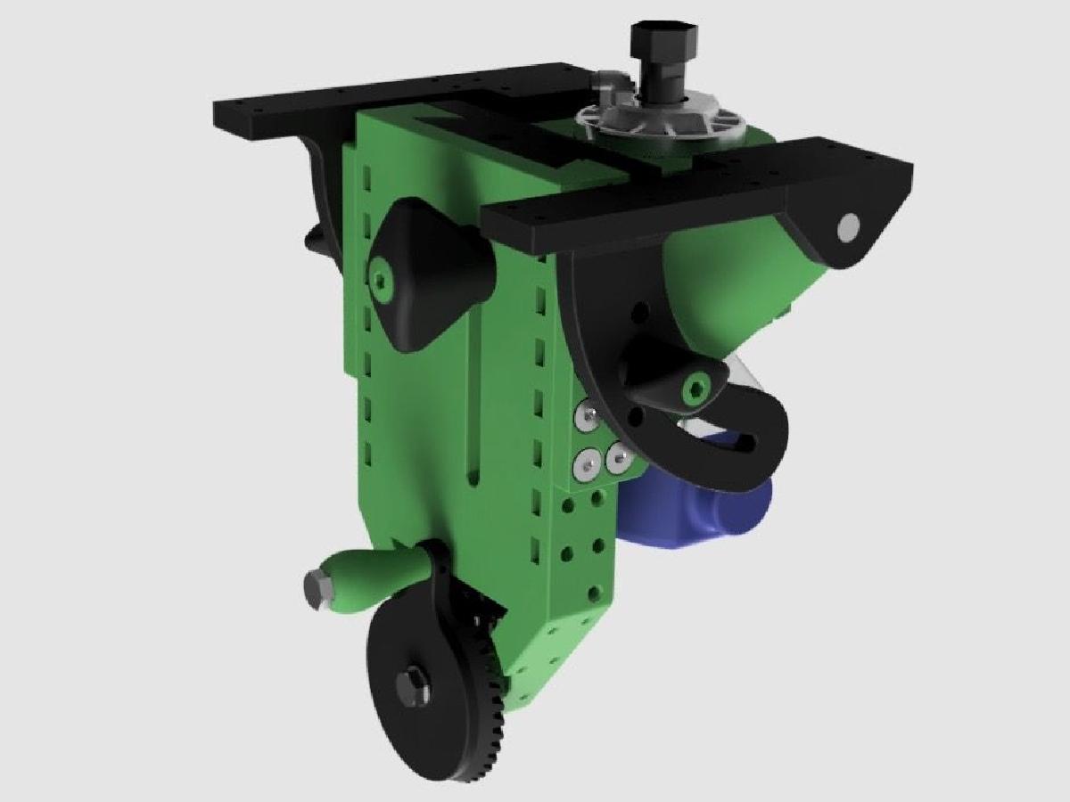 Elevador do roteador basculante