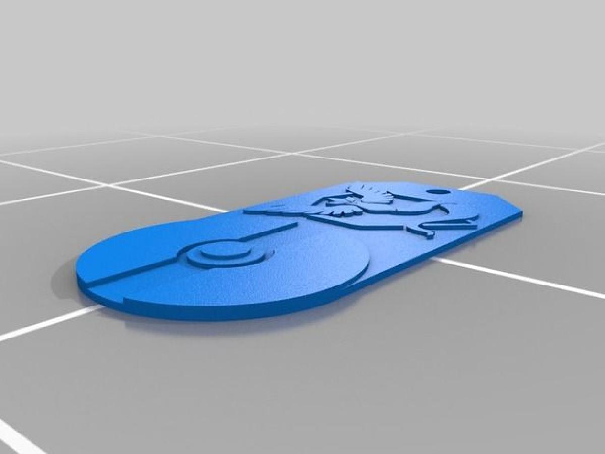 Tag de Mochila do Pokemon Go (Time Azul)