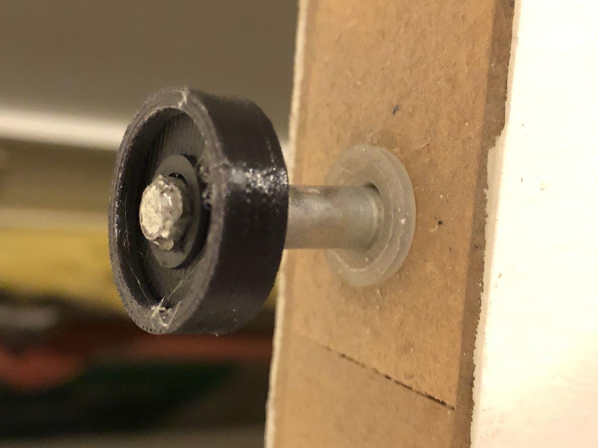 Porta deslizante   Roda