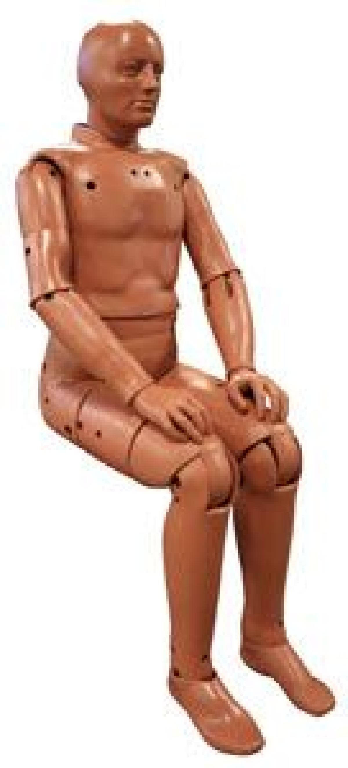 Boneco de teste de colisao hibrido mecanico OpenActionFigure 2