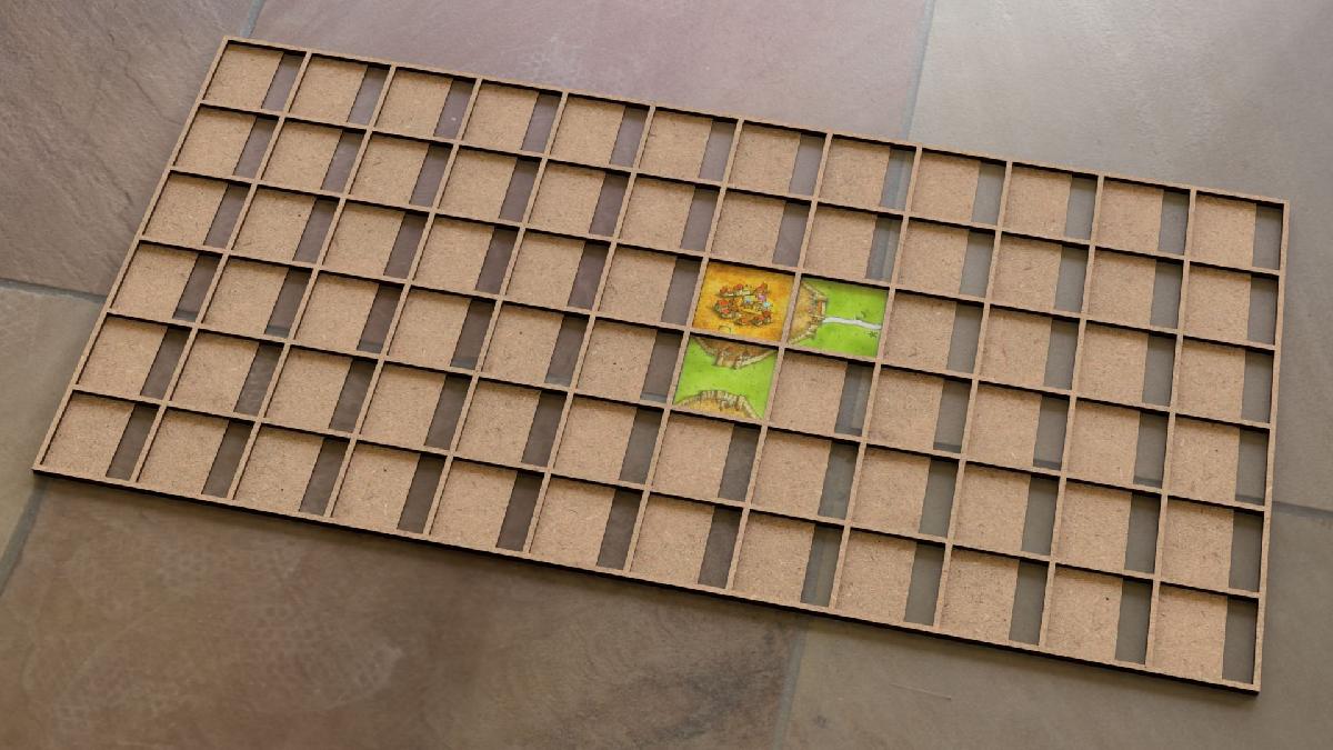 Grades de Azulejos Carcassonne, Cortadas a Laser