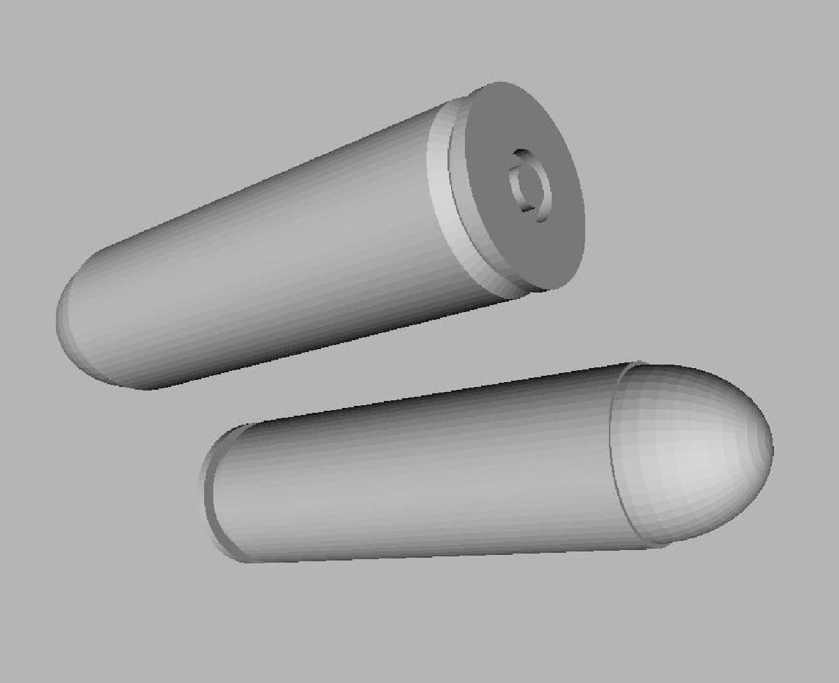 Revolver de cano longo Fallout 4 Bala 14 x 53 mm