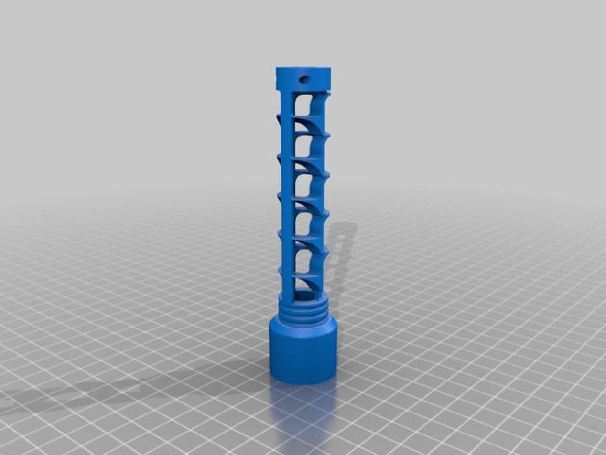 Silenciador de Arma de Fogo em Duas Pecas