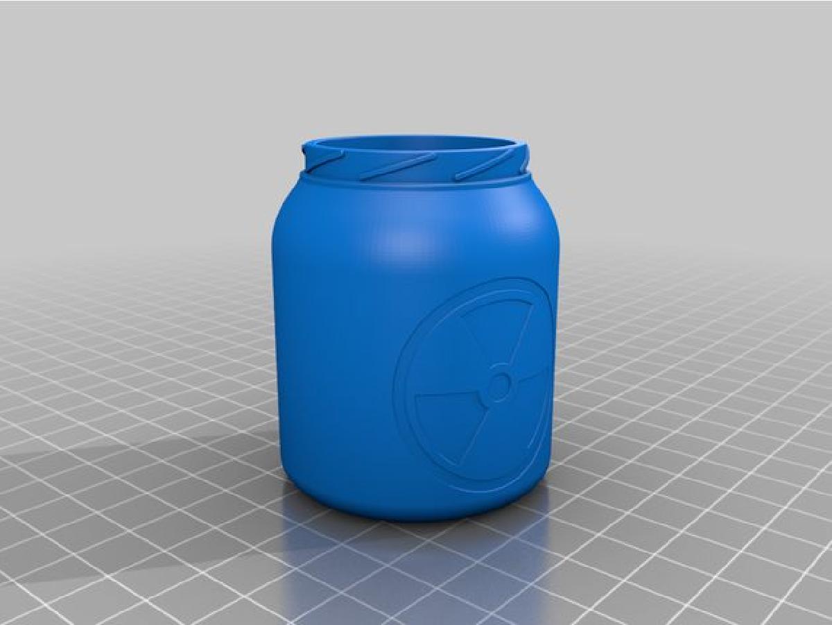 Pilula de vidro anti radioatividade RUST