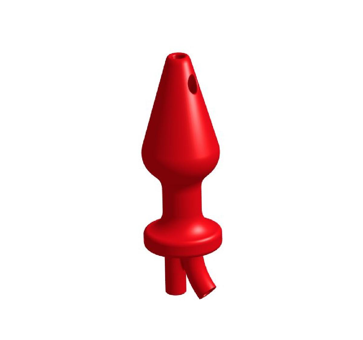 Plugue anal com saida para enema
