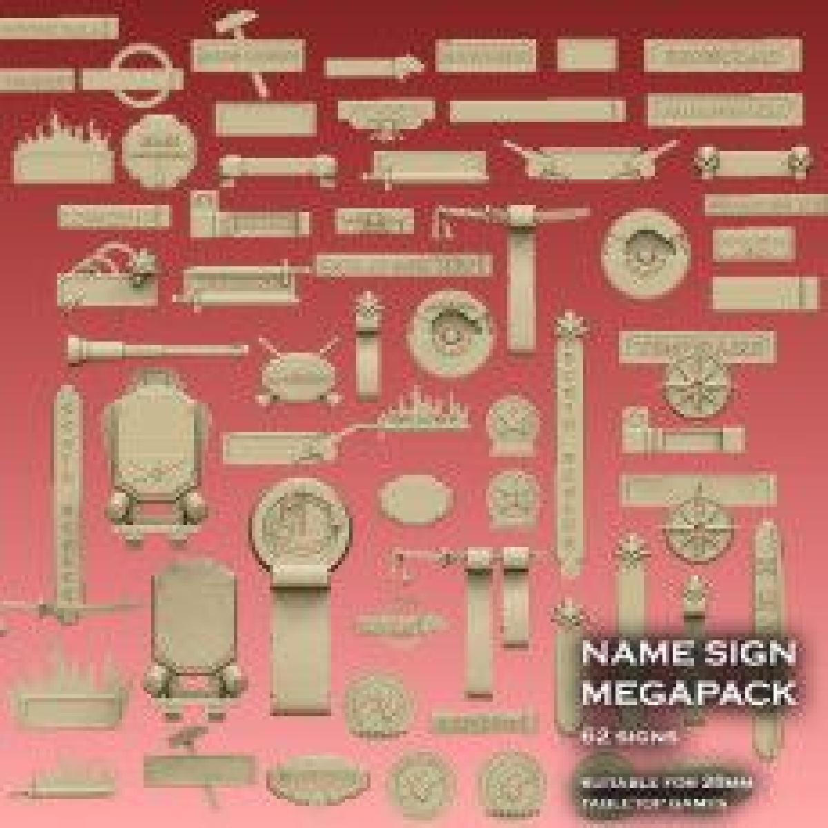 Pacote Megapack de Nome