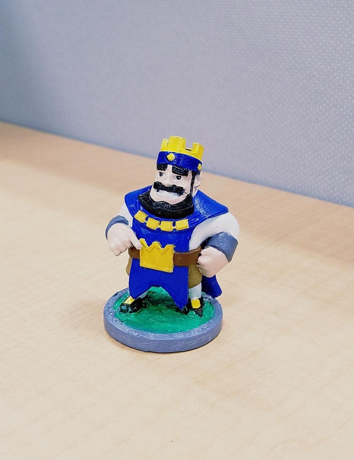 Clash Royale   Rei Azul