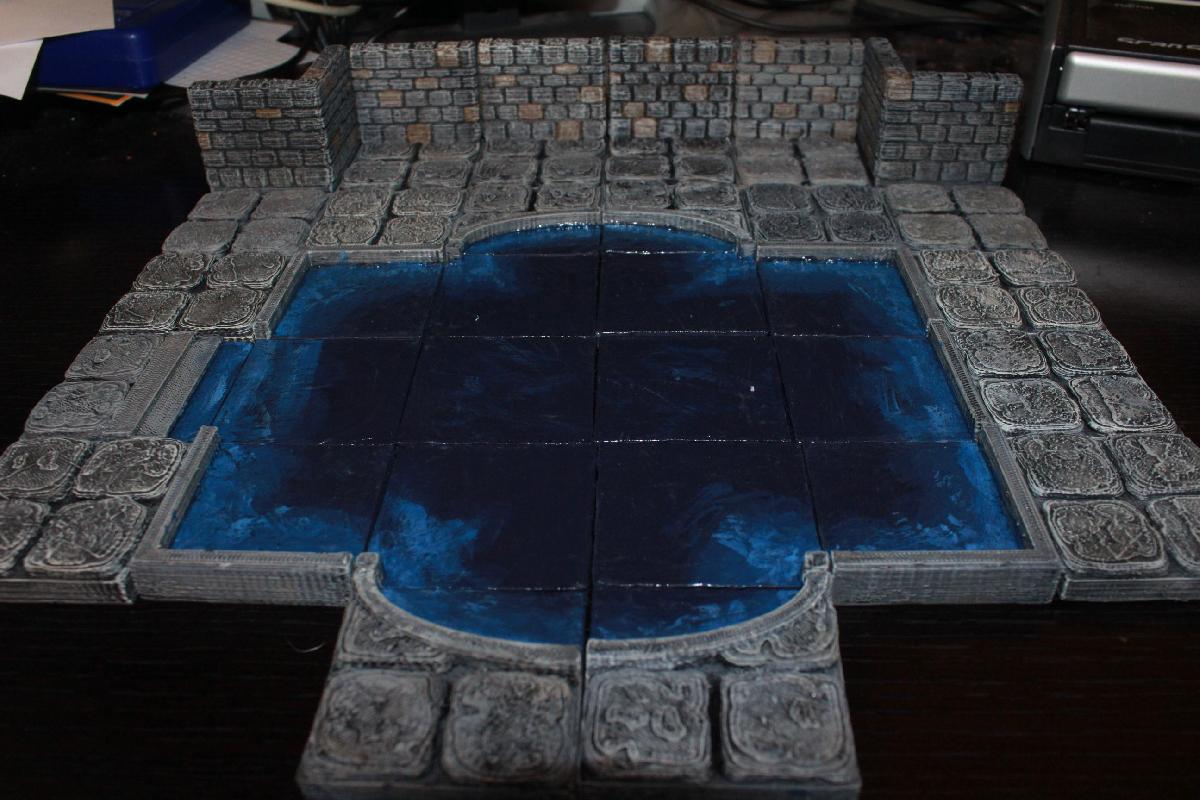 Piscina de Pedra e Concreto OpenForge