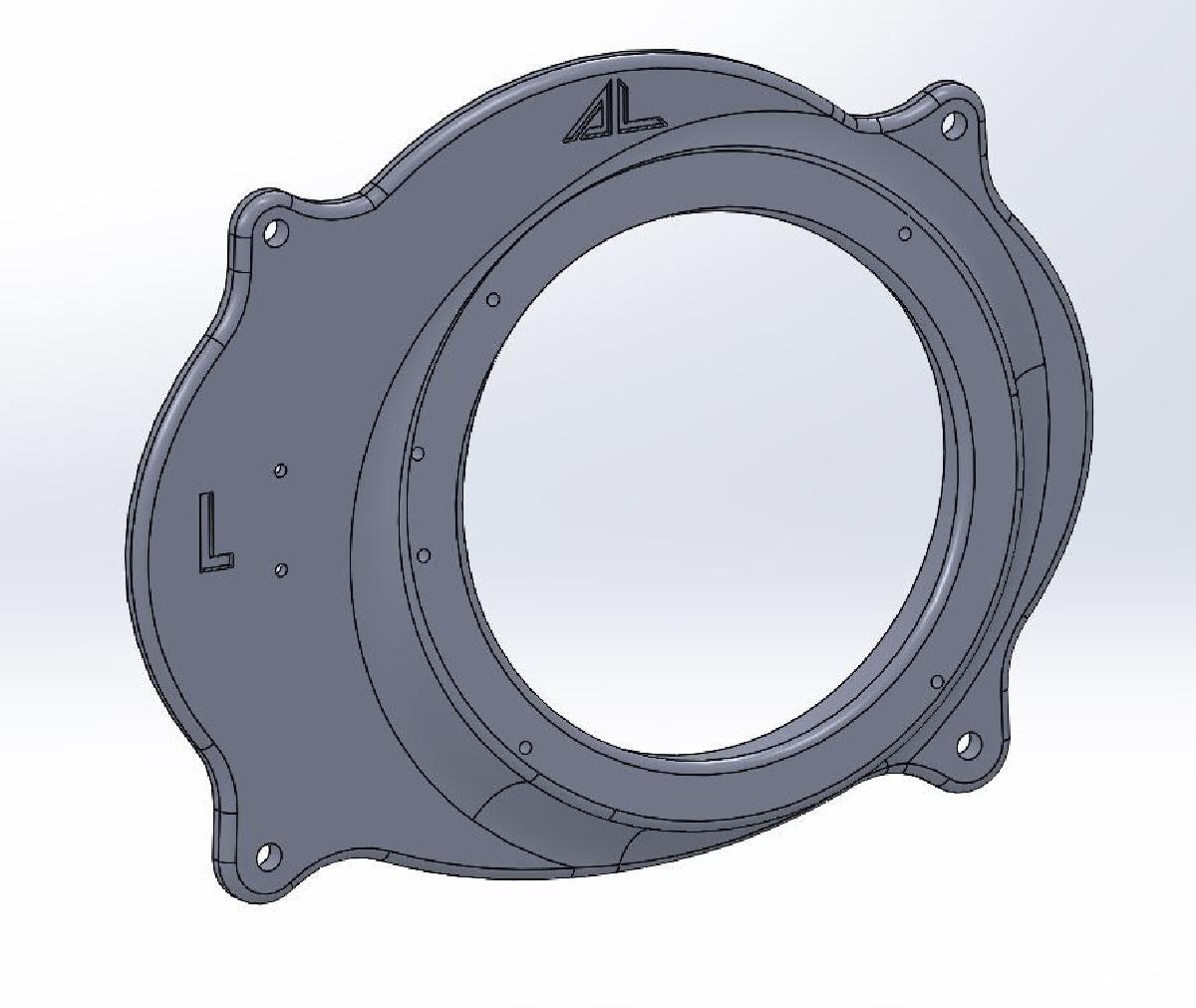 adaptador de alto falante dianteiro Toyota Tacoma/4Runner