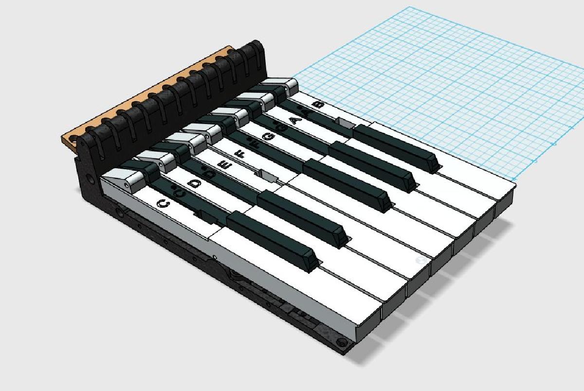 Conjunto de Octavas do Teclado