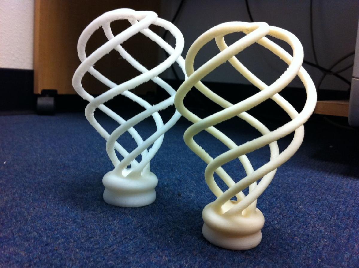 Escultura de Lampada Espiral