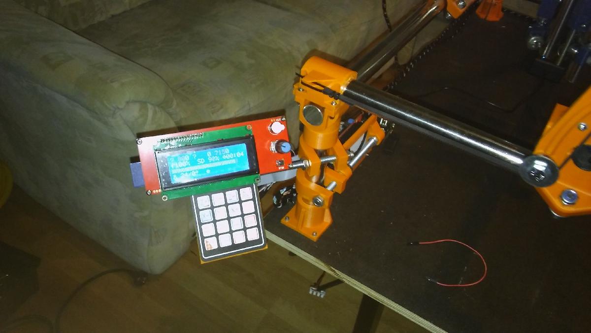 MPCNC Teclado + Suporte de IE para lcd e ramps