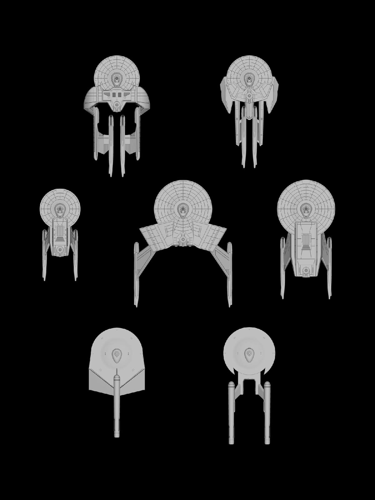 FASA Federacao Naves: expansao do kit de pecas de naves de Star Trek #2