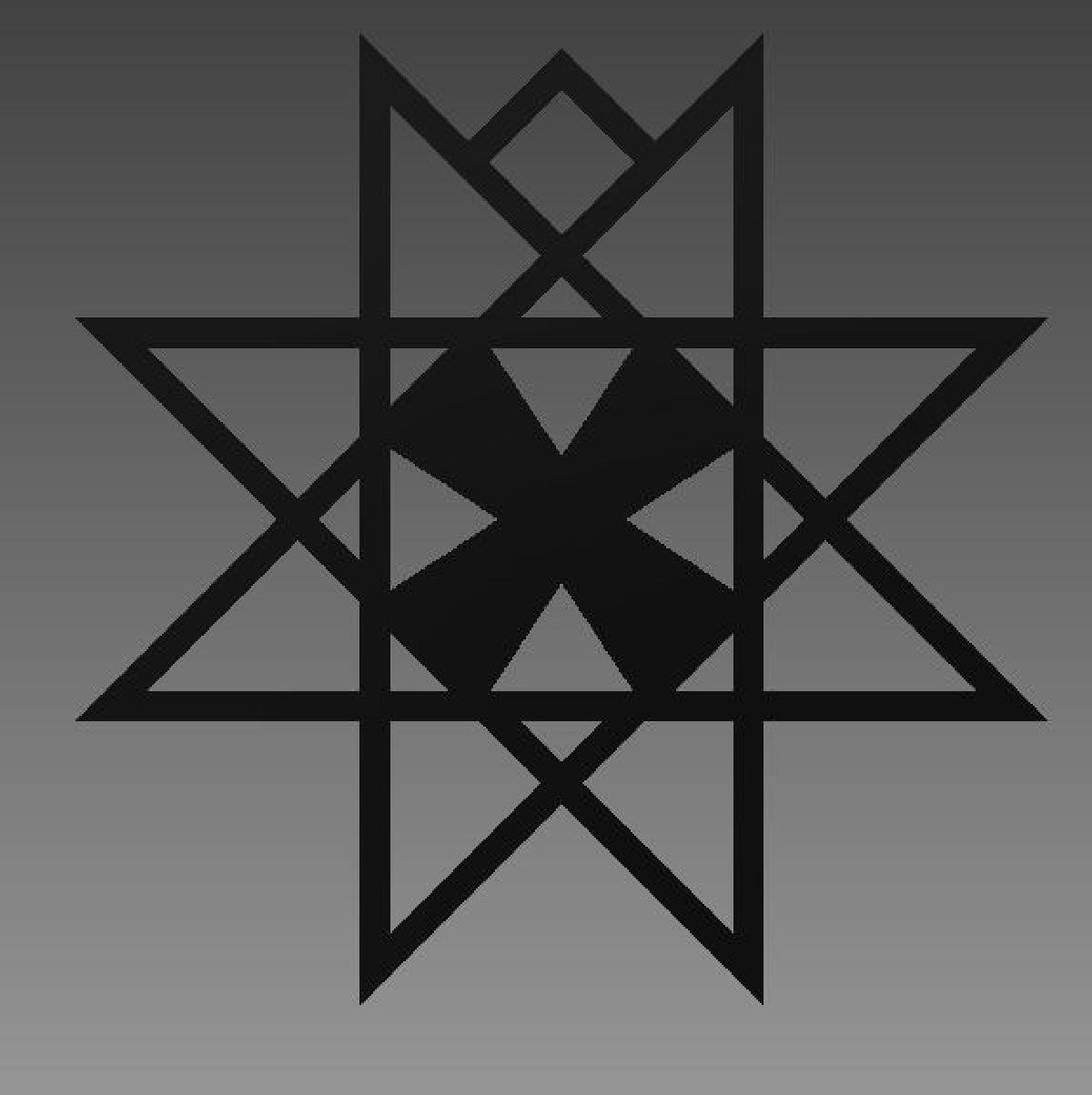 Colar de Estrela de Oito Pontas