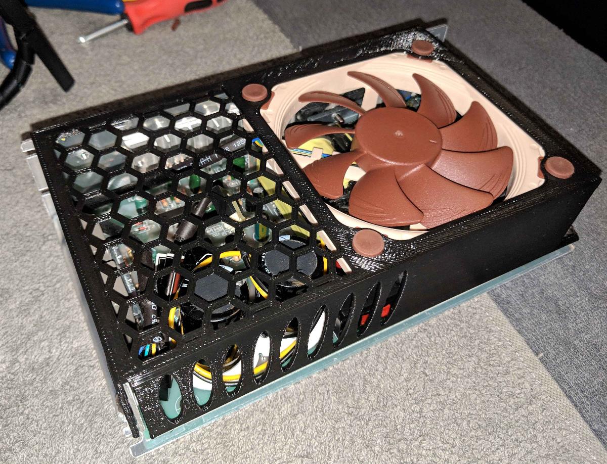 Anycubic Mega S / I3 Mega silencioso Fonte de alimentacao PSU Capa | 92mm ou 60mm