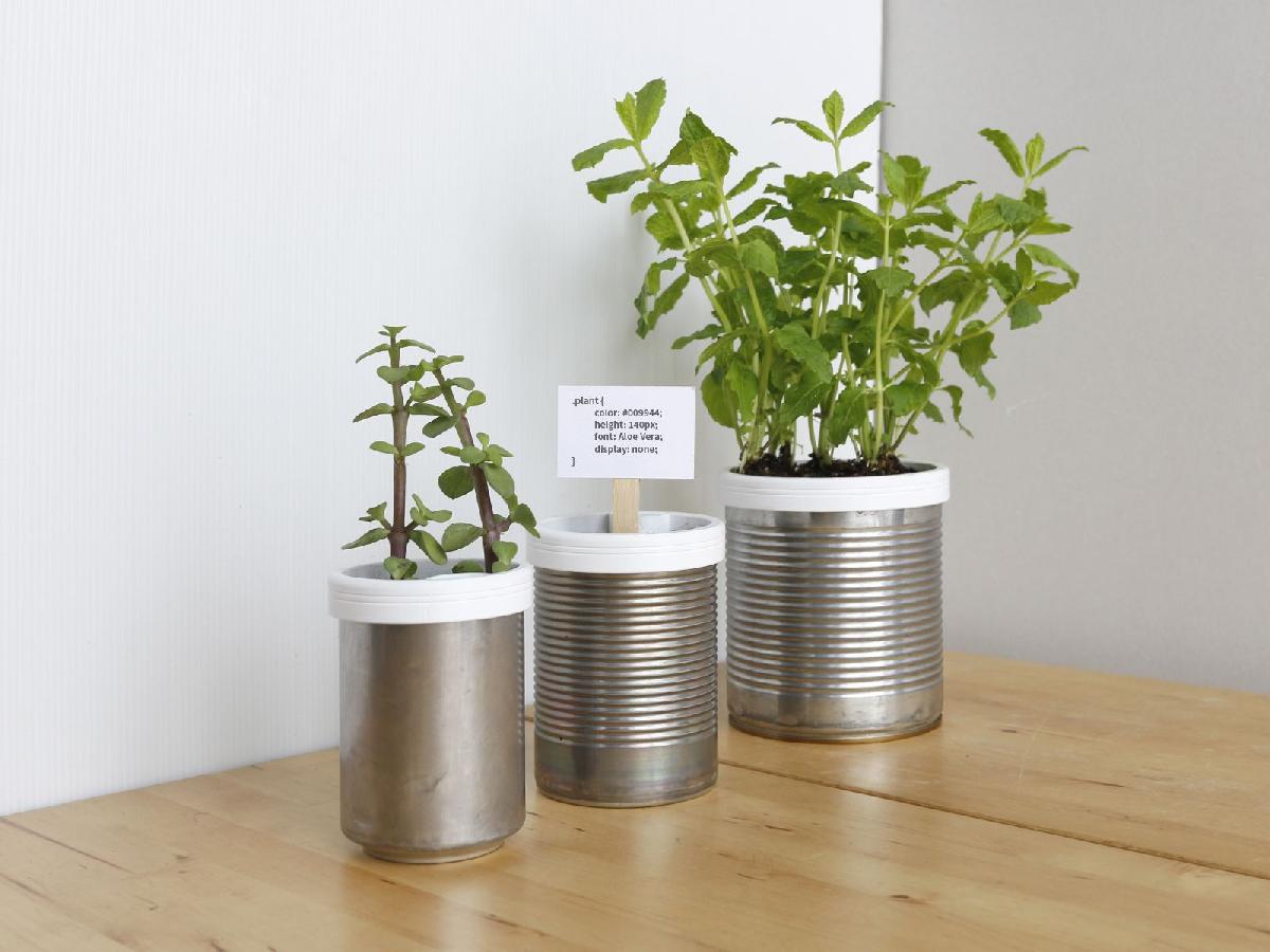 Campbell Planter   Plantador Autoirrigavel Totalmente Impresso em 3D