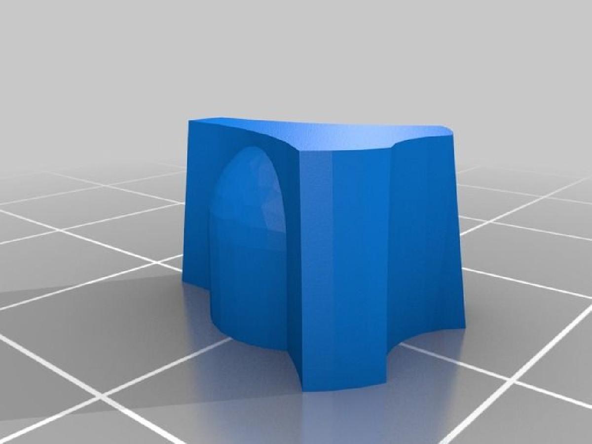 Botao mini indicador de pressao para potenciometro de 6mm
