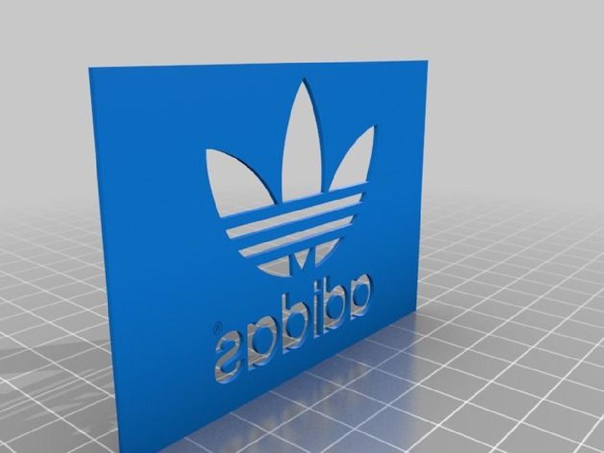 ESTENCIL DO LOGO CLASSICO DA ADIDAS