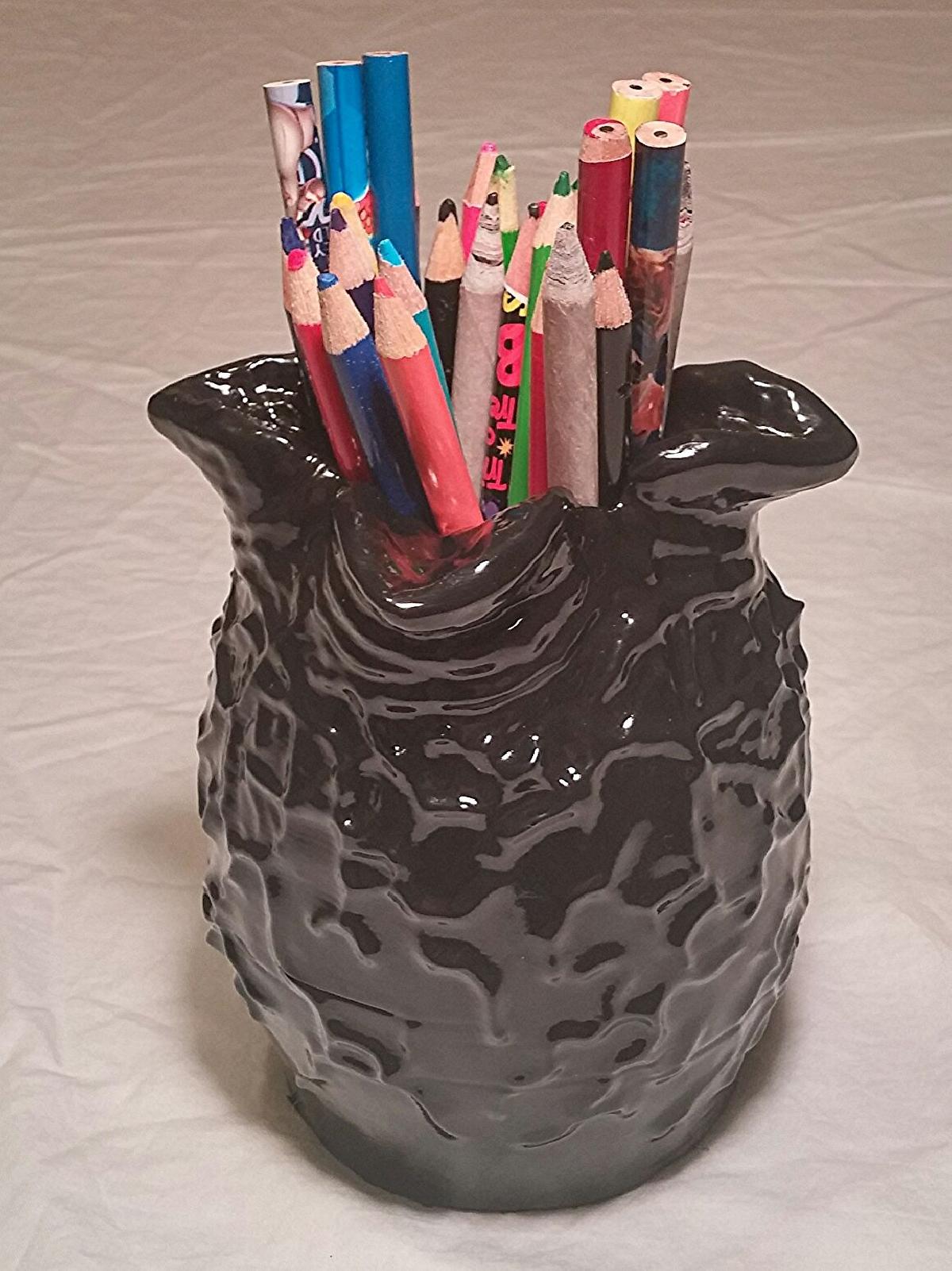 Suporte para Caneta de Ovo Alienigena Suporte para Lapis Organizador de Mesa de Vaso de Plantas