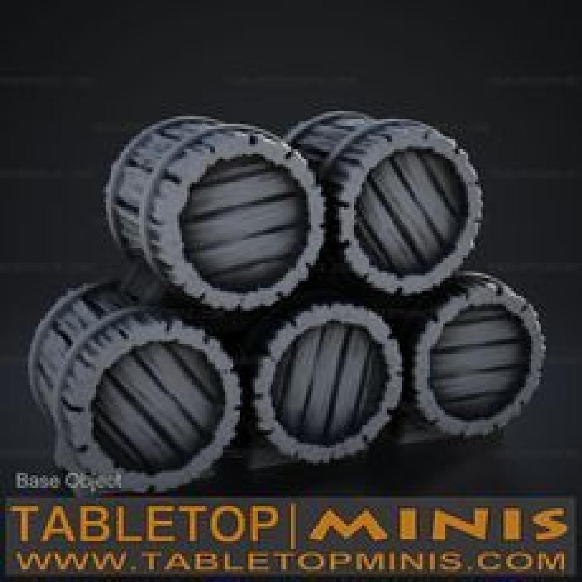 Pilha de Barris de Madeira 2