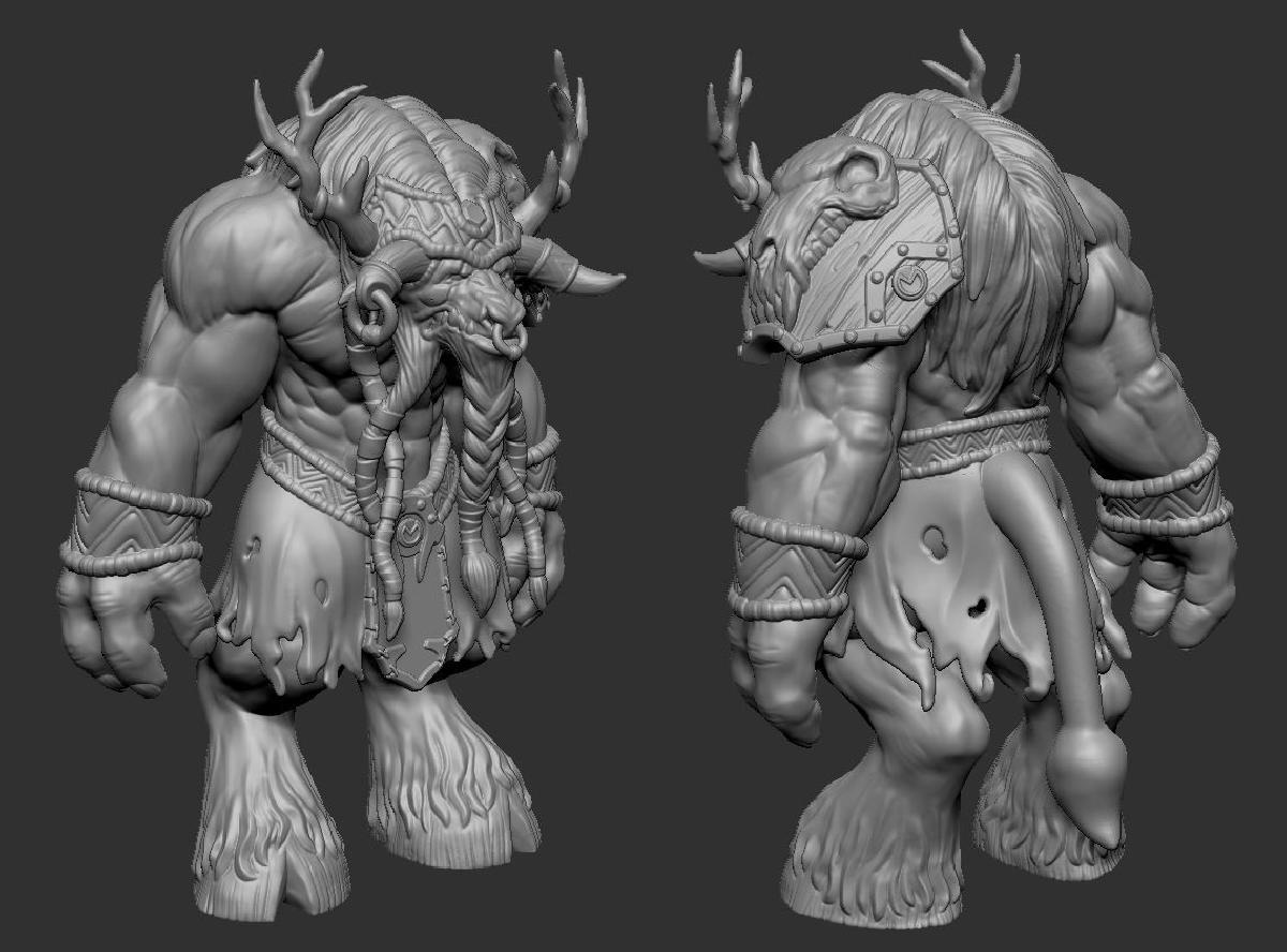 fanart de Tauren do World of Warcraft