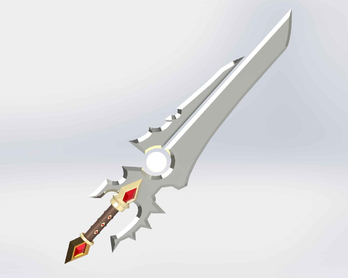 Espada Shalamayne do Rei Varian Wrynn (sem suporte)