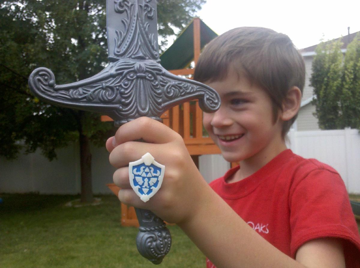 Escudo Hyliano para Anel Curto