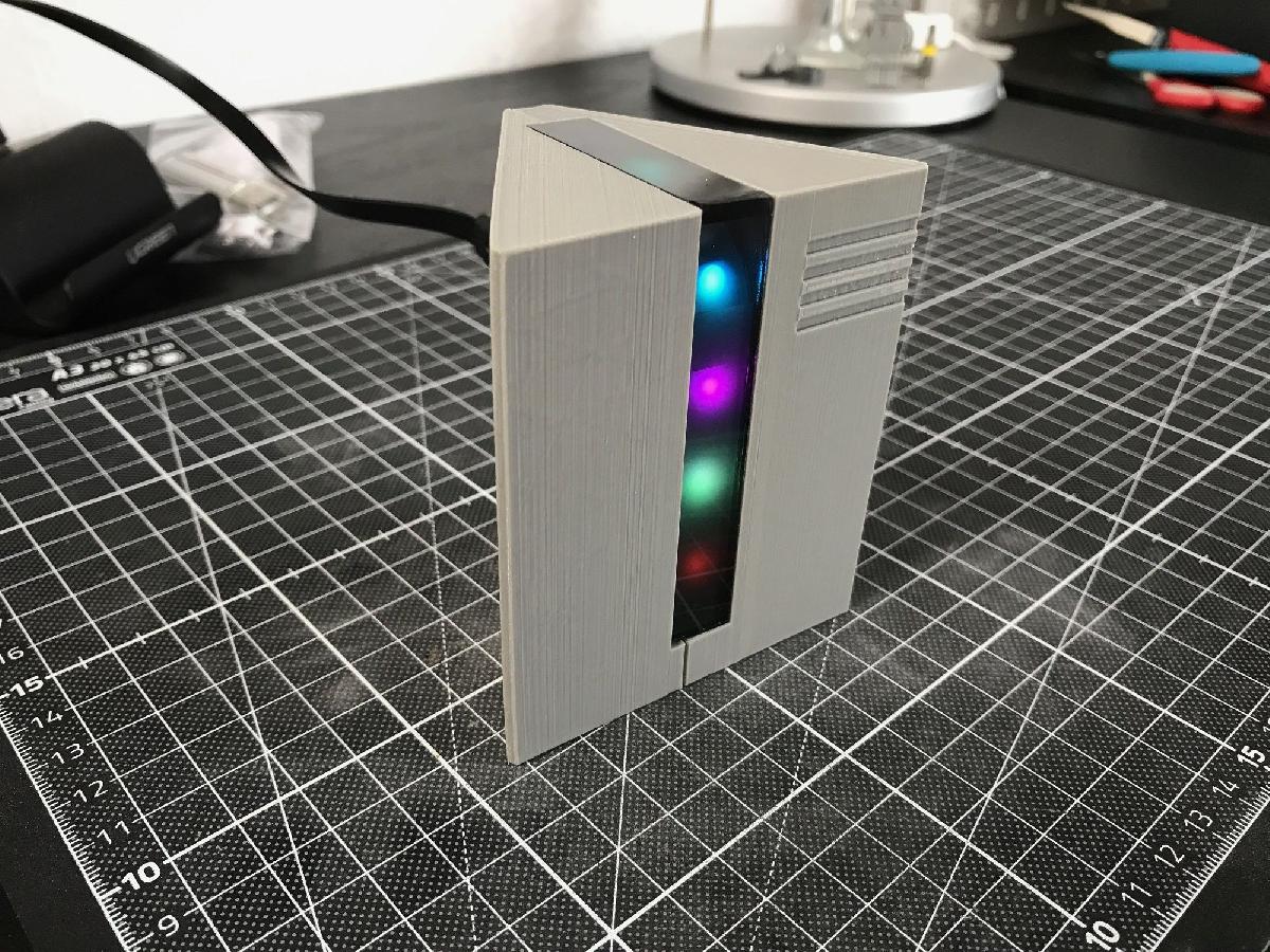 Capa Raspberry Pi Zero Tira Neopixel Fifth Element Inspired